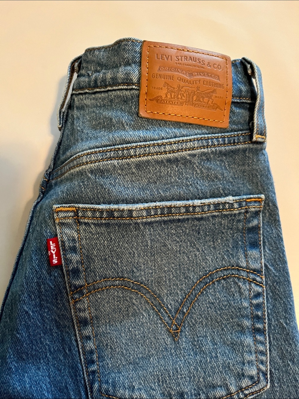 Levi’s Ribcage Straight Ankle High Rise Size 27 - Picture 14 of 16